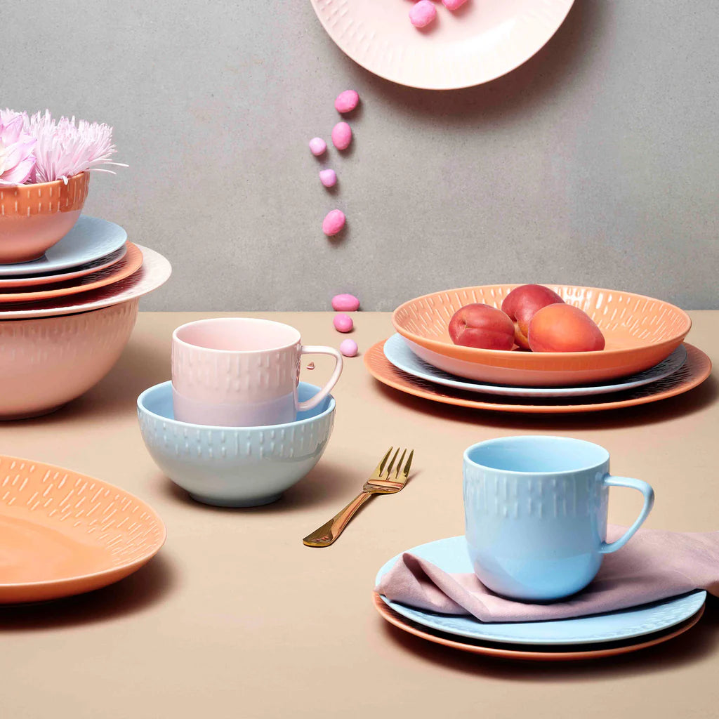 Confetti Dessertteller Aqua